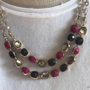 WHBM double strand necklace
